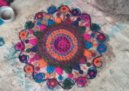 هنر کهن نمد مالی در اردکان فارس