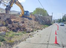 بازگشایی حریم در بلوار جهاد کشاورزی