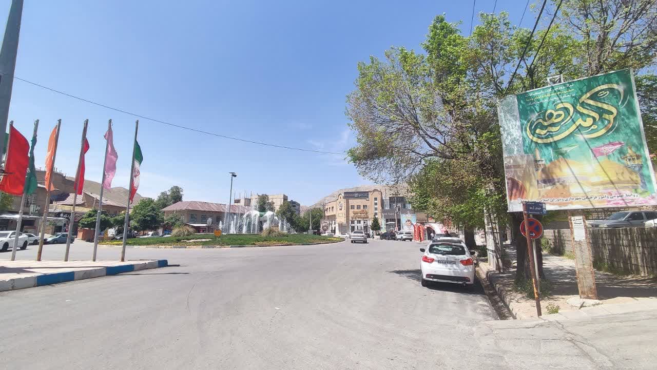 فضاسازی شهری به مناسبت دهه کرامت توسط شهرداری اردکان