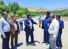 آماده سازی محل برگزاری بزرگداشت روز سپیدان