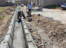 اجرای طرح جدول دولبه شهرک شهدا