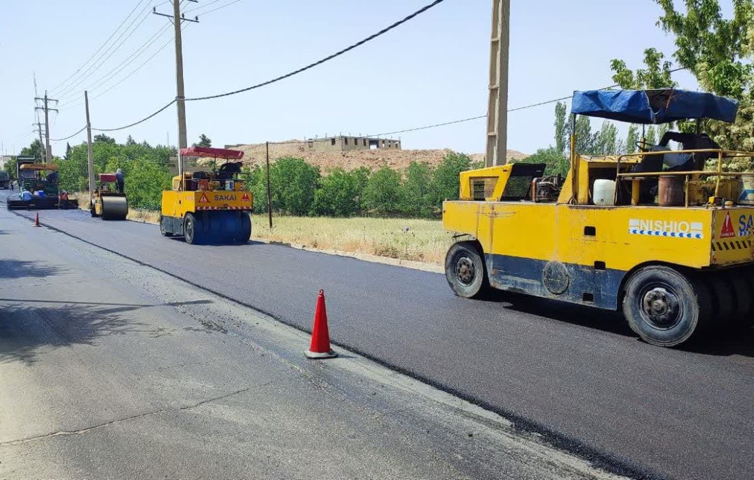 روکش آسفالت بلوار پاسداران