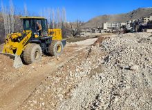 عملیات اجرایی ساخت خیابان بیست متری چشمه سبزک