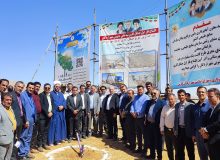 افتتاح فاز اول طرح جنگل کاری تپپه های جنوبی شهر اردکان