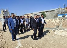 بازدید معاون امور شهرداری های سازمان شهرداری ها و دهیاری های کشور از میدان در حال ساخت آرتاکن شهرداری شهر اردکان شهرستان سپیدان