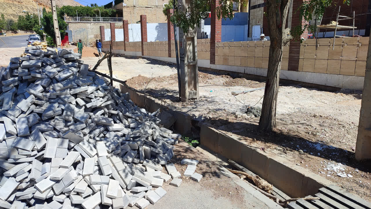 اجرای پیاده رو سازی