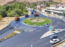 اجرای مرحله دوم آسفالت در شهر اردکان