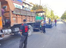 روکش آسفالت بلوار جهاد