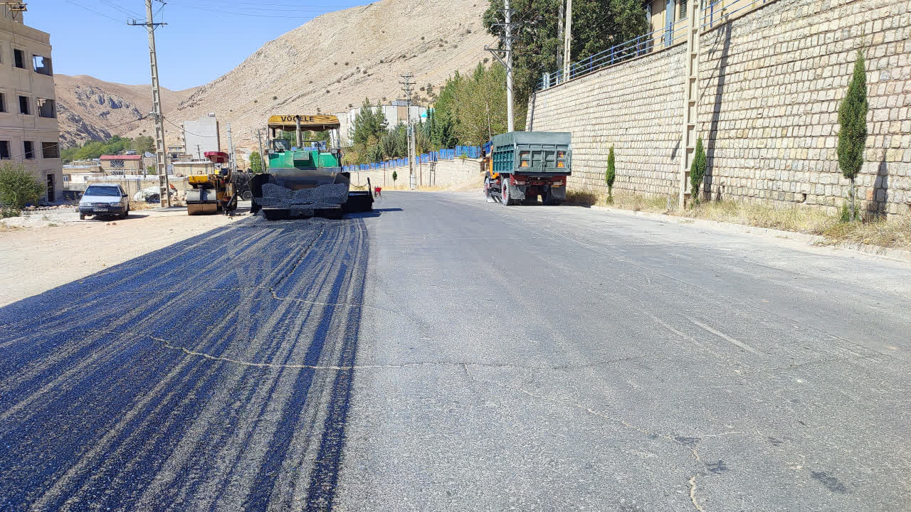 روکش آسفالت کمربندی شمالی