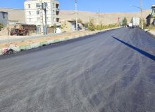 روکش آسفالت خیابان شهید ماندنی در شهرک شهدا