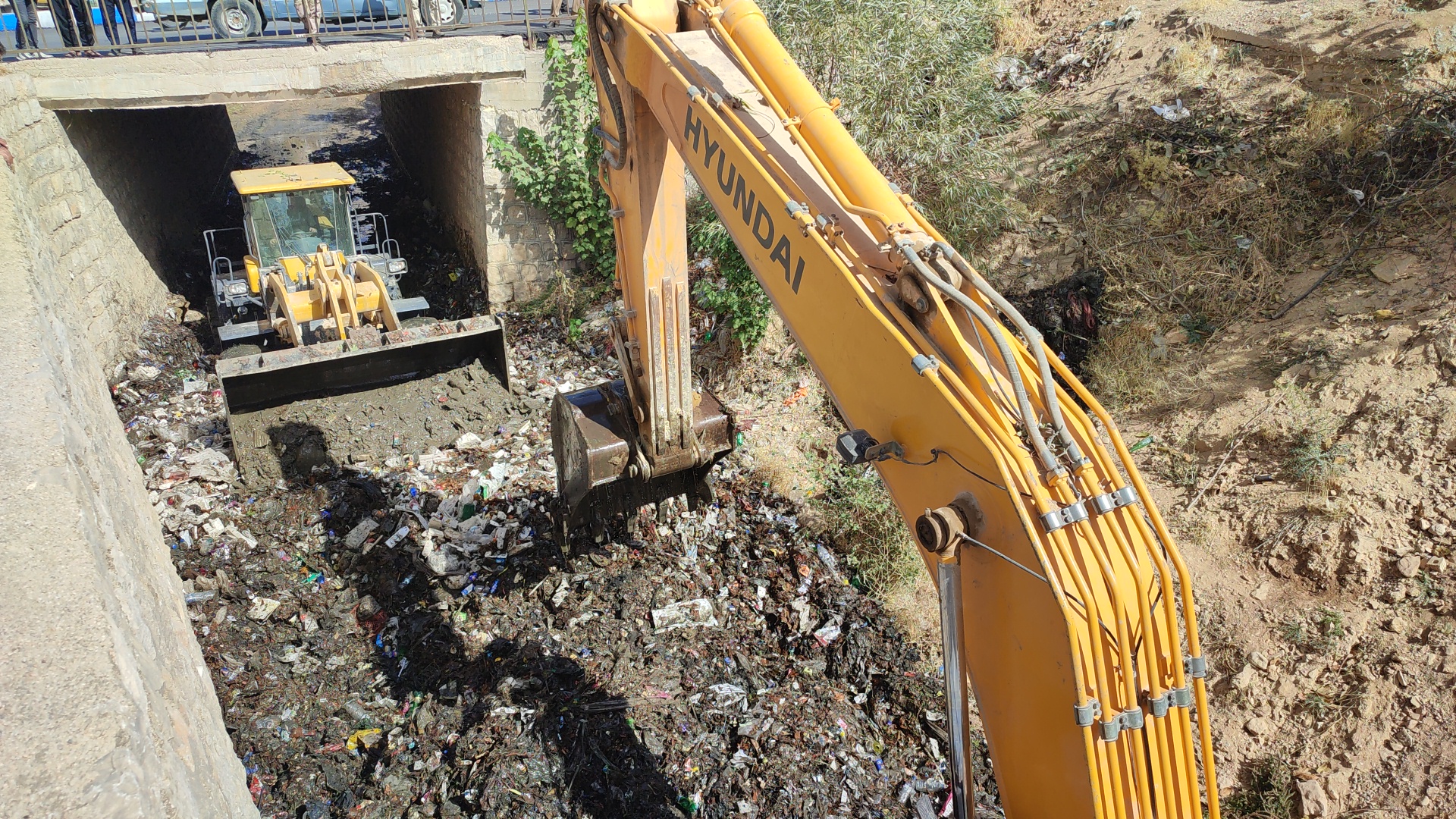 لایروبی و پاکسازی بخش دیگری از رودخانه ساحلی اردکان