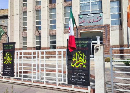 فضا سازی شهری به مناسبت ایام فاطمیه