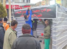برپایی موکب به مناسبت شهادت رهبر امت