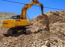 اجرای عملیات ساخت پروژه پل معلق شهر اردکان