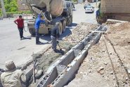اصلاح جدول آب خیابان شهید امیری