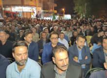 حضور شهردار، اعضای شورا و کارکنان شهرداری اردکان مراسم چهلم شهید سپهبد موسوی و شهدای جنگ رمضان سپیدان